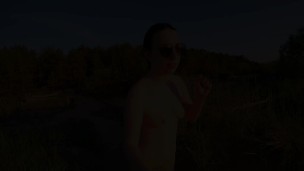 Teen Exploring Latvian Nudist Beach