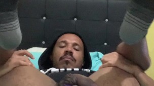 Plugging your dick fella