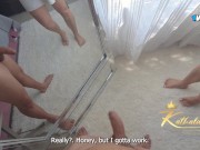 Mi novio se pone arrecho y me echa su leche en el culo antes de ponerme a trabajar 2/16