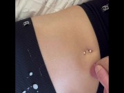 cumpilation cum on small tits 14/16