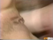 Horny babe plays with her bush before getting eaten and boned by a dude on the bed 11/16