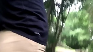 👋🏽 Black Gay Boy walking through the park.👋🏽