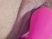 Banging self with vibrator 6/16