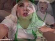 Blonde Barista in Shorts Offered to Rough Fuck Her Hot Holes Instead of Coffee POV 13/16