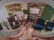 FuckPassVR - Seductive secretary Melody Marks gets creampied and begs for more in an immersive VR encounter 13/16