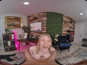FuckPassVR - Seductive secretary Melody Marks gets creampied and begs for more in an immersive VR encounter 7/16