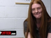 Shoplyfter - Slim Redhead Teen Needs To Find A Way To Slink Her Way Out Of Jail Time 4/16