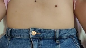 I Let My Virgin Stepbrother make My Nipples Hard in His Bedroom after College 18+