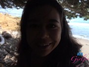 GFE hookup outdoors with Brianna Arson POV Session 13/16