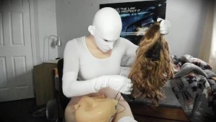 Reni Dream Pt3! Unlocking and unmasking your rubber girlfriend from her pretty rubber face!