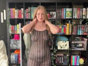 4K Transparent Black And White Dress Try On Haul 14/16