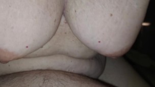 Dodgechargerpppppp tits while she rides my dick