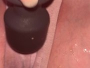 Homemade Bella Toy play squirting close up 11/16