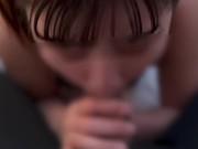 ごっくんしたあとに「おちんぽミルク美味しかった」下着姿の女の子♡cuminmouth gokkun 5/16