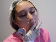 Doctor checks my dick for strength and suck all my cum 16/16