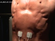 Huge Jock Endures Electrode Session 11/16