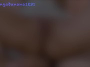 【潮吹き】騎乗位で一生懸命腰振って大量潮吹きする淫乱人妻。最後はご褒美中出しされて喜ぶ変態熟女【ハメ撮り 素人投稿 個人撮影】 16/16