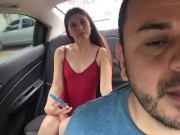 young Colombian gives control of the lush to the uber driver so he can make her run 1/16