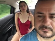 young Colombian gives control of the lush to the uber driver so he can make her run 16/16