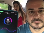 young Colombian gives control of the lush to the uber driver so he can make her run 5/16
