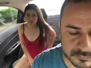 young Colombian gives control of the lush to the uber driver so he can make her run 8/16