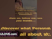Big boobs babe instructs you smelling & sniffing her puckering asshole & pussy, bouncing tits, full naked selfies - Lelu Love 13/16