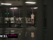 Emily Willis stays late at work 14/16