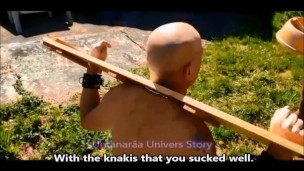 VOST engl - Esclavage 6, repas pour esclave dans le jardin.