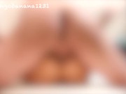 【潮吹き】気持ち良すぎて…泣いて噴水のように大量潮吹きする淫乱人妻。パイパンマンコに最後は中出しで放心状態になる変態熟女【ハメ撮り 素人投稿 個人撮影】 9/16