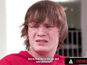 Sexy Busty Stepmom Titty Fucks Teen Stepson 5/16