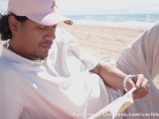 She tempted me in a plubic place, fucking on the beach 3/16