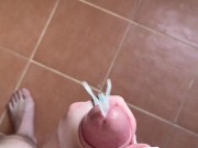 POV Quick Handjob on Vacation with Wristwatch and French Nails 14/16