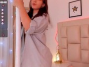 Beautiful horny redhead wants to make your cock hard while pole dancing with only a tiny thong on