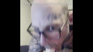 Lots of Spit - Wet Blowjob