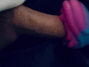 Slow jus the tip alien pussy penetration 3/16