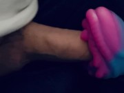 Slow jus the tip alien pussy penetration 9/16