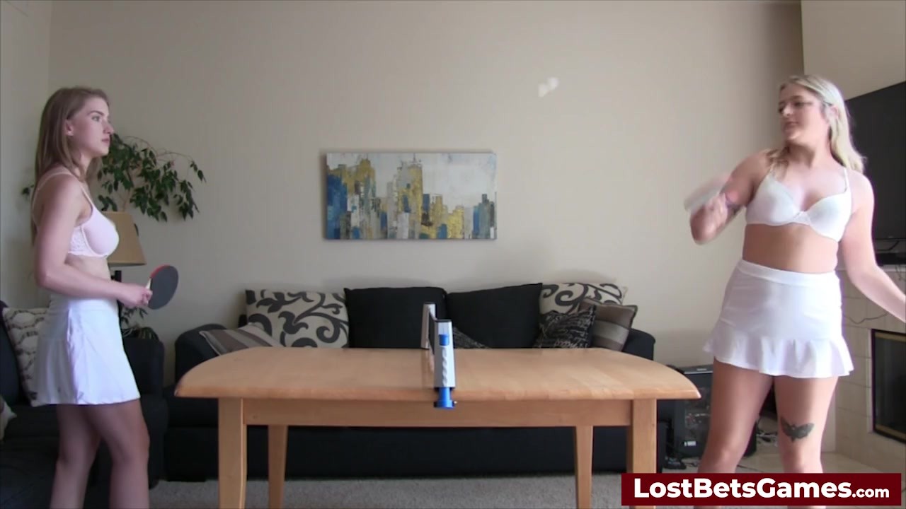 Lesbian fucking machine at the end of a table tennis strip game with two girls - Free Sex Video - RedTube