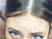 Dherlydoll takes all my cock in her mouth and then swallows my hot cum 3/16