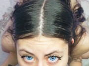 Dherlydoll takes all my cock in her mouth and then swallows my hot cum 8/16