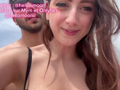 Petite française libertine se fait baiser à la plage naturiste démonter par une grosse bite