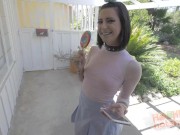 WTF! Tiny Bitch Stevie Foxx Is A Hot Sex Toy 2 That Fella! 3/16