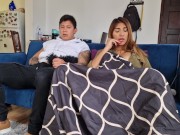 Caught Masturbating! My stepsister was putting a huge dildo in her pussy 7/16