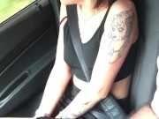 the uber driver controls my lush toy until he makes me cum 7/16