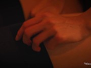 WOWGIRLS Amazing model Leona Mia getting horny and rubbing her pussy in front of the camera 2/16