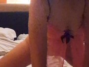 Husband films wife when another man facefucking her 9/16