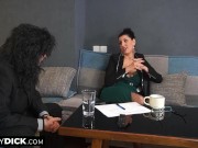 He came for his job interview but didn't expect to fuck the hot assistant 10/16