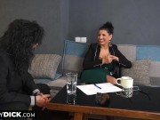 He came for his job interview but didn't expect to fuck the hot assistant 11/16