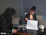 He came for his job interview but didn't expect to fuck the hot assistant 6/16