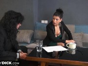 He came for his job interview but didn't expect to fuck the hot assistant 8/16