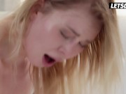 Blonde Babe Riding Her BoyFriend's Big Dick - LETSDOEIT 8/16